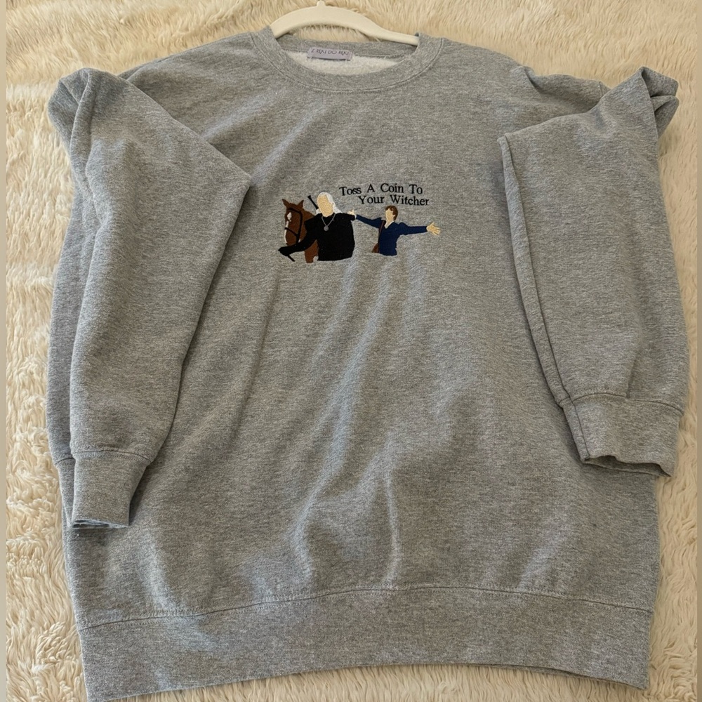 The Witcher embroidered sweater